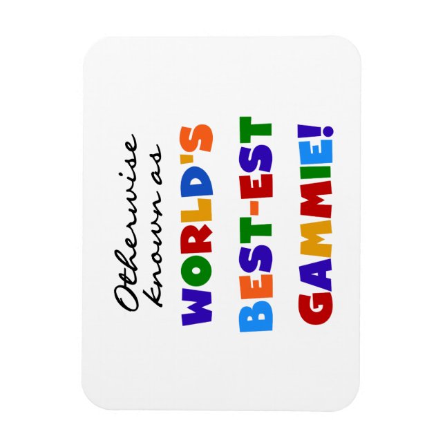 Magnet Flexible Autres Cadeaux Gammie Les Plus Connus (Vertical)