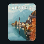 Magnet Flexible Autriche Travel Art Vintage<br><div class="desc">Autriche conception d'oeuvres vectorielles. L'Arménie,  un joyau caché du Caucase,  est une terre de monastères anciens,  de paysages montagneux à couper le souffle et d'un riche patrimoine culturel.</div>