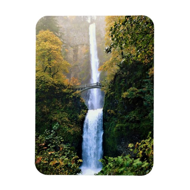 Magnet Flexible Autumn at Multnomah Falls (Vertical)