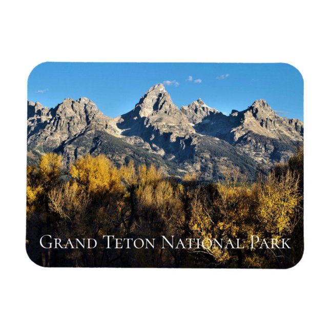 Magnet Flexible Autumn Colors Grand Teton National Park Wyoming (Horizontal)