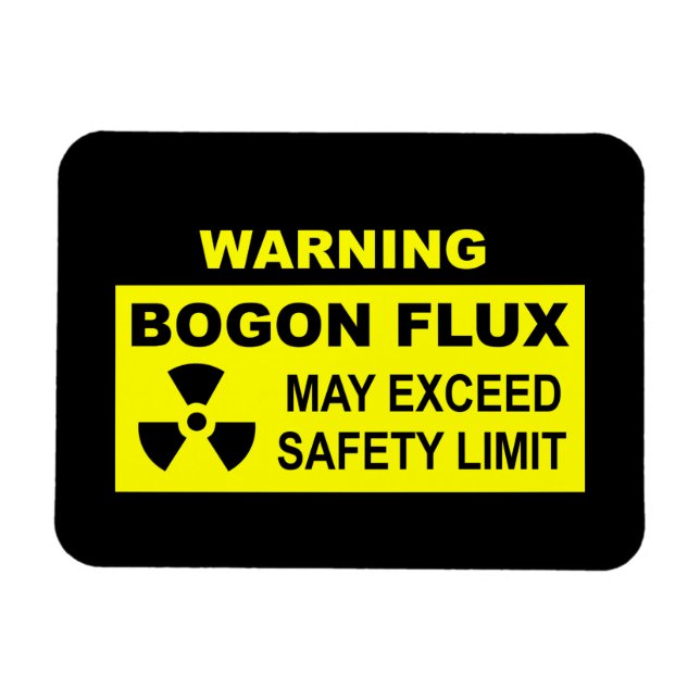 Magnet Flexible Avertissement : Flux de Bogon (Horizontal)