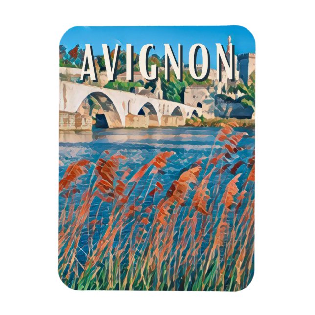 Magnet Flexible Avignon Photo Vintage (Vertical)