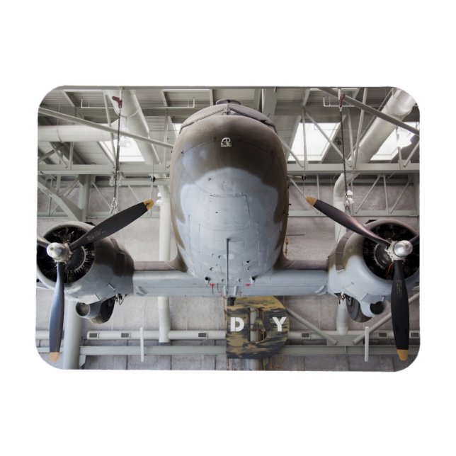 Magnet Flexible avion de transport C-47 Dakota de la Seconde Guerr (Horizontal)