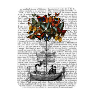 Magnet Flexible Avion papillon