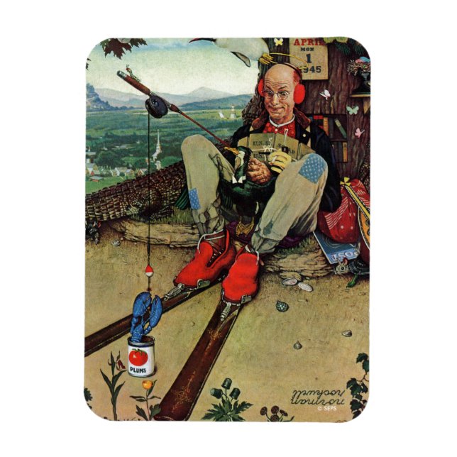 Magnet Flexible Avril Fool 1945 (Vertical)