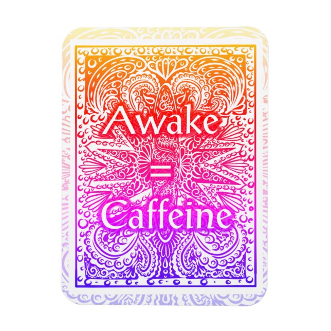 Magnet Flexible Awake=Caféine - Citation positive (Vertical)