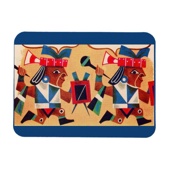 Magnet Flexible Aztec Aztecs (Horizontal)
