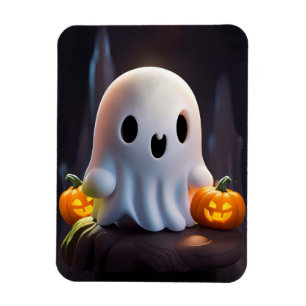 Magnet Flexible Baby Ghost Déplaisant mignon caractère Halloween