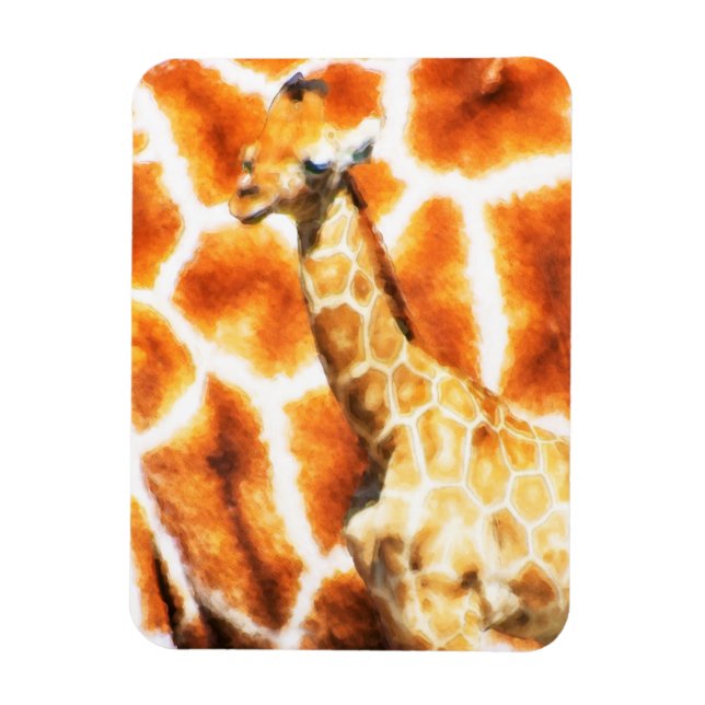 Magnet Flexible Baby Giraffe (Vertical)