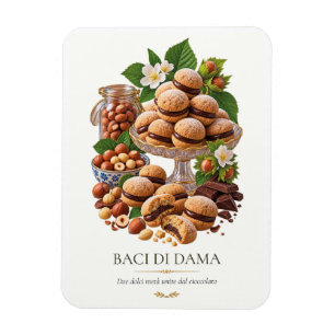 Magnet Flexible Baci di Dama – Vintage Italian Dessert