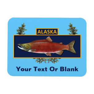 Magnet Flexible Badge du pêcheur de combat de l'Alaska