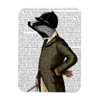 Badger The Rider Portrait