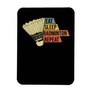 Magnet Flexible Badminton Rétro Vintage