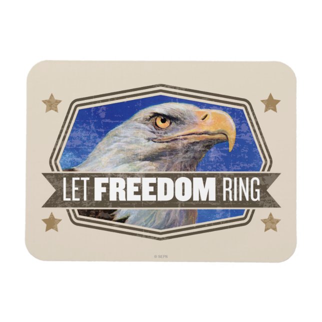 Magnet Flexible Bague de liberté Eagle-Let (Horizontal)