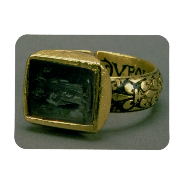 Magnet Flexible Bague de signalisation du roi Louis IX de France ( (Horizontal)