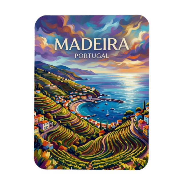 Magnet Flexible Baie de Funchal Portugal (Vertical)
