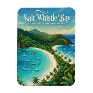Magnet Flexible Baie de Salt Whistle St. Vincent-et-les Grenadines