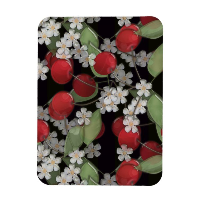 Magnet Flexible Baies rouges (Vertical)