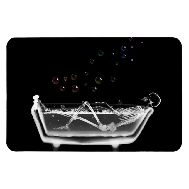Magnet Flexible Bain à remous X-Ray Skeleton - Rainbow Bubbles (Horizontal)