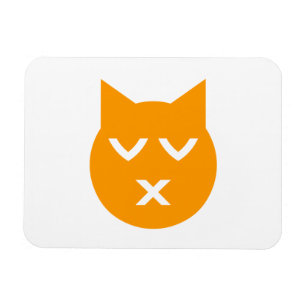 Magnet Flexible Baiser avec les yeux fermés Emoji Chat