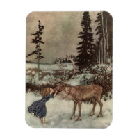 Baiser un nez de rennes