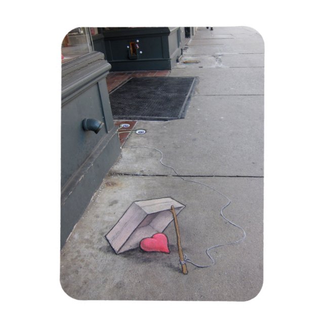 Magnet Flexible Bait du coeur (Vertical)