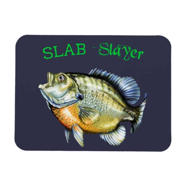 Magnet Flexible Balayage de la dalle de sébaste Bluegill (Horizontal)