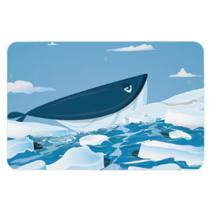 Magnet Flexible Baleine arctique