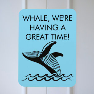 Magnet Flexible Baleine, on s'amuse bien ! Croisière en Alaska