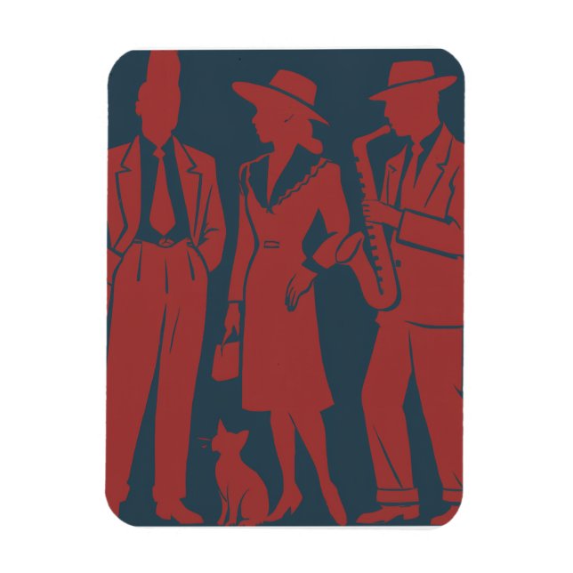 Magnet Flexible Balise cadeau Zazous (Vertical)