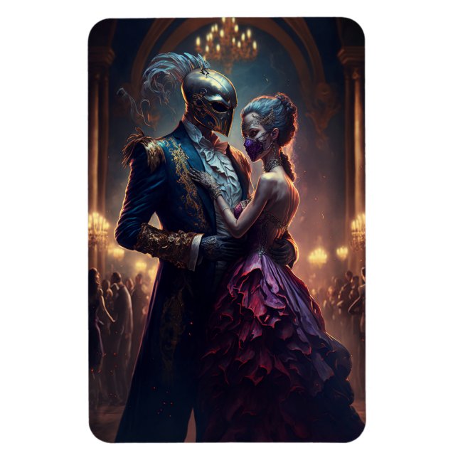 Magnet Flexible Ball Masquerade (Vertical)