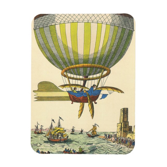 Magnet Flexible Ballon à air chaud de science-fiction Steampunk vi (Vertical)