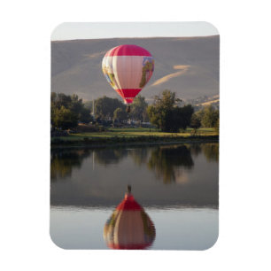 Magnet Flexible Ballons à air chaud au-dessus de la rivière Yaki