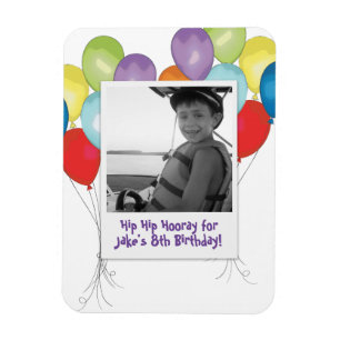 Magnet Flexible Ballons d'anniversaire aimant photo