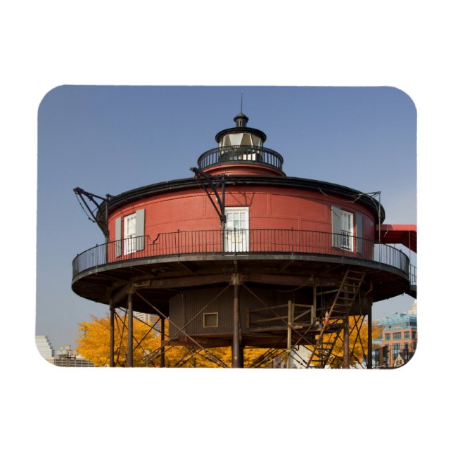 Magnet Flexible BALTIMORE, MARYLAND. États-Unis Knoll à sept pieds (Horizontal)