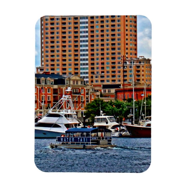 Magnet Flexible Baltimore MD - Taxi d'eau du port intérieur (Vertical)