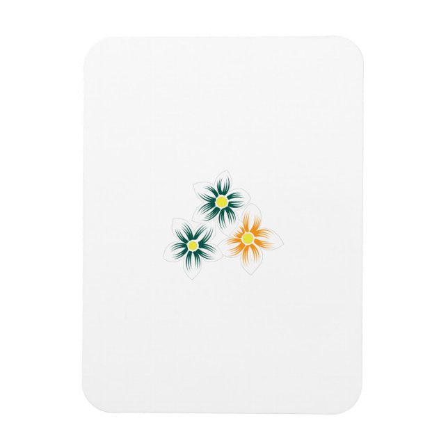 Magnet Flexible Banane jaune, bleu foncé vert, décoratif (Vertical)