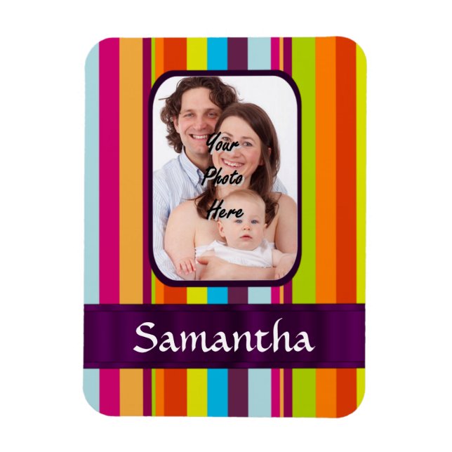 Magnet Flexible Bande de bonbons multicolore (Vertical)