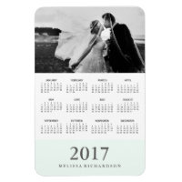 Bande de menthe Pastel | Elegant Calendrier Photo
