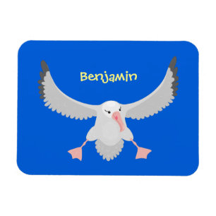Magnet Flexible Bande dessinée de l'oiseau mûre albatros