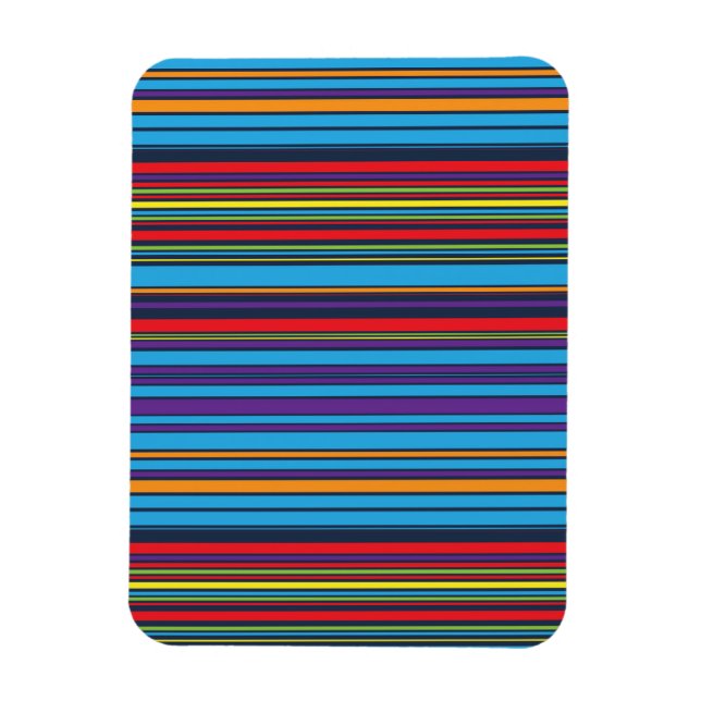 Magnet Flexible Bandes de violet bleu mignonne (Vertical)