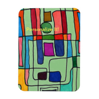 Magnet Flexible Bandes rectangulaires chaudes et cool avec accent