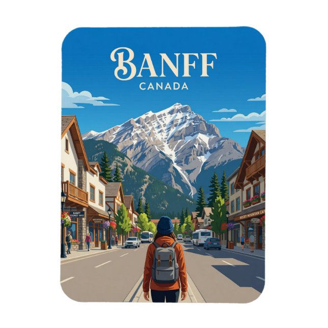 MAGNET FLEXIBLE BANFF CANADA (Vertical)