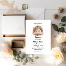 Baptême de bébé pour filles mignonnes