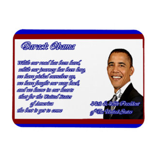 Magnet Flexible Barack Obama, 44e&45 _Magnet Flexi Premium