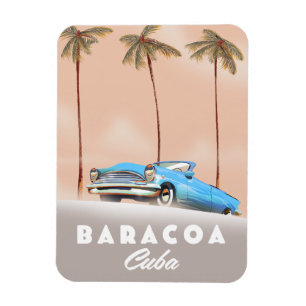 Magnet Flexible Baracoa Cuba voiture ancienne
