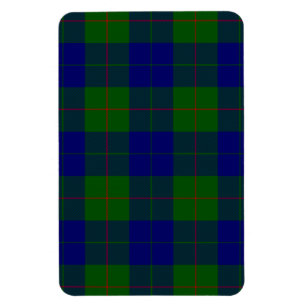 Magnet Flexible Barclay tartan bleu vert plaid