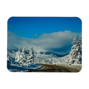 Magnet Flexible Bariloche, route à la station de sports d'hiver