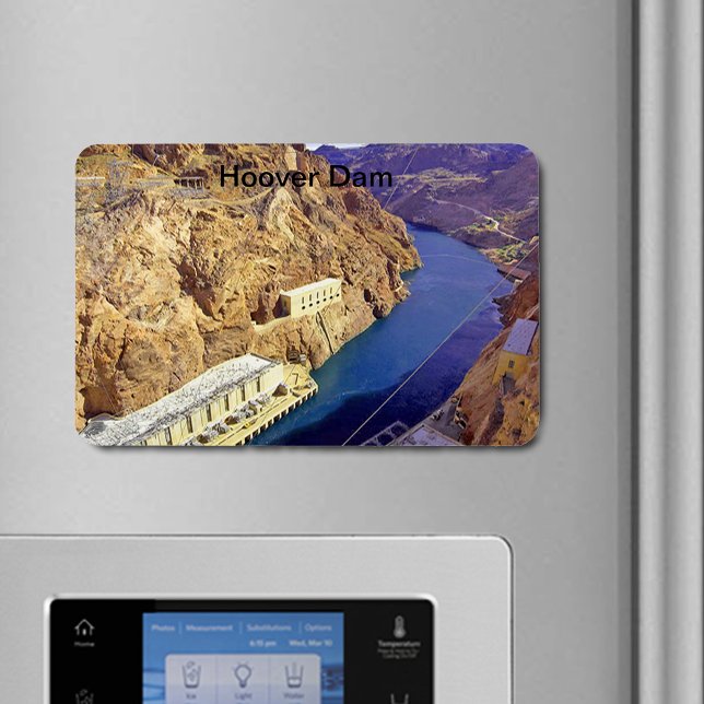 Magnet Flexible Barrage Hoover en Arizona (Hoover Dam in Arizona Flexible Magnet)