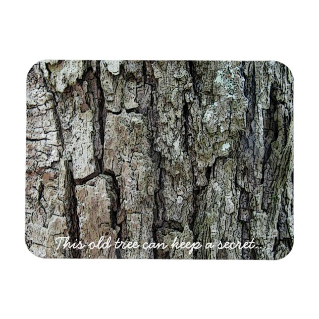 Magnet Flexible Barre Cet Arbre Ancien Peut Garder Un Secret (Horizontal)